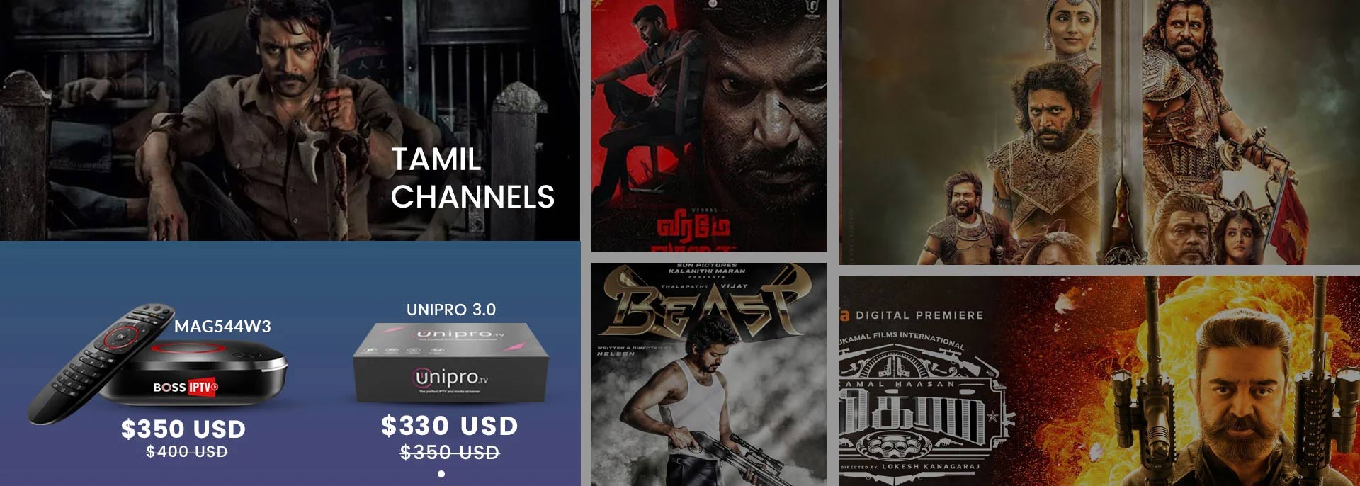 iptv for tamil channels